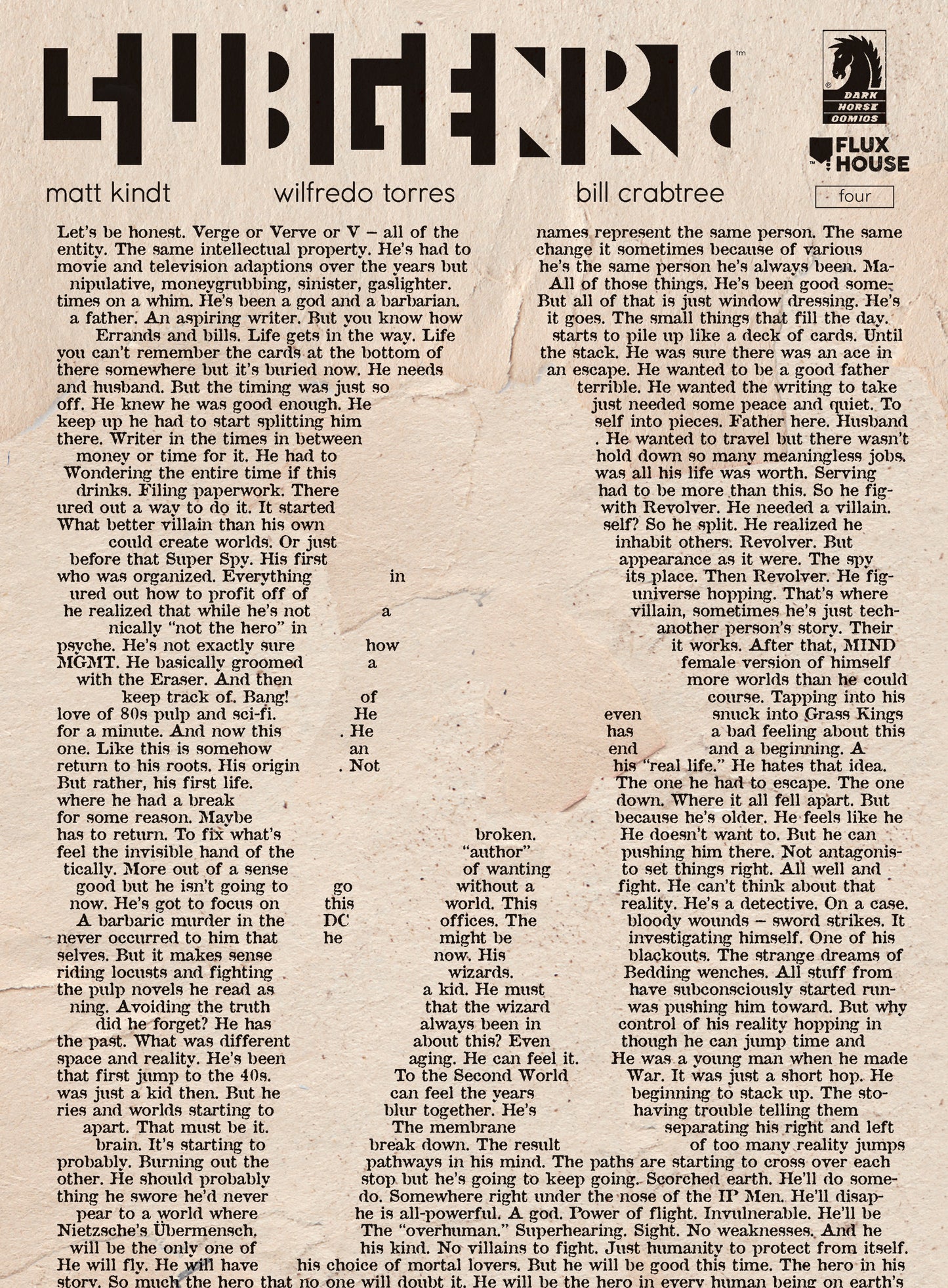 Subgenre #4 (Cover A) (Matt Kindt)