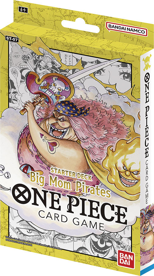 One Piece TCG: Big Mom Pirates Starter Deck Display (6) (ST-07) Superscript Comics and Games One Piece TCG: Big Mom Pirates Starter Deck Display (6) (ST-07) Superscript Comics and Games