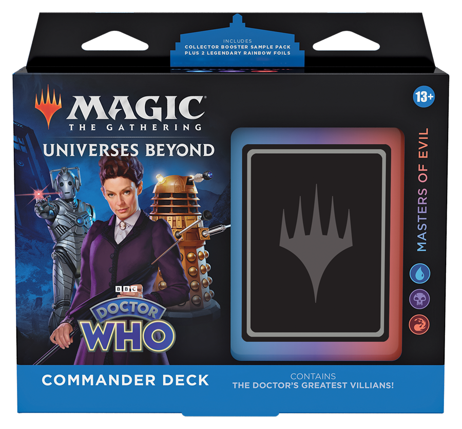 Magic the Gathering CCG: Doctor Who Commander Deck Masters of Evil