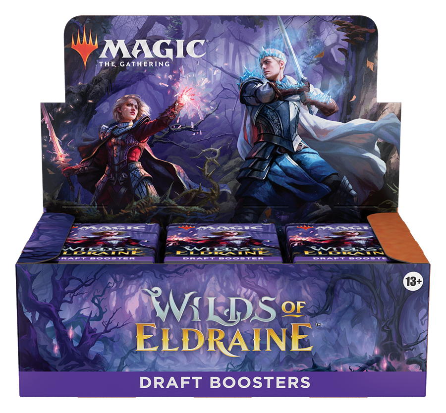 Magic the Gathering CCG: Wilds of Eldraine Draft Booster Display (36) Superscript Comics and Games Magic the Gathering CCG: Wilds of Eldraine Draft Booster Display (36) Superscript Comics and Games