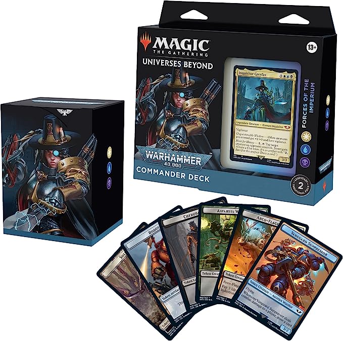 Magic: The Gathering Universes Beyond Warhammer 40,000 Commander Deck Forces of the Imperium