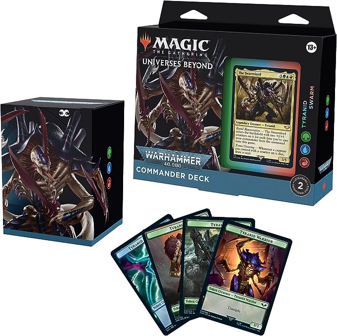 Magic: The Gathering Universes Beyond Warhammer 40,000 Commander Deck Tyranid Swarm Magic: The Gathering Universes Beyond Warhammer 40,000 Commander Deck Tyranid Swarm