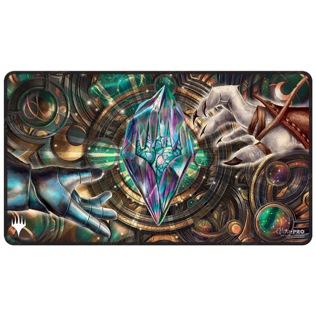 Magic the Gathering Ccg Dominaria United Black Stitched Playmat X
