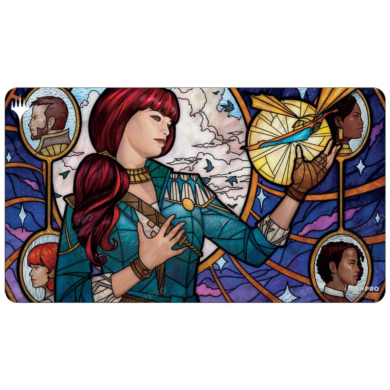 Ultra Pro Magic the Gathering Playmat Jhoira Stained Glass