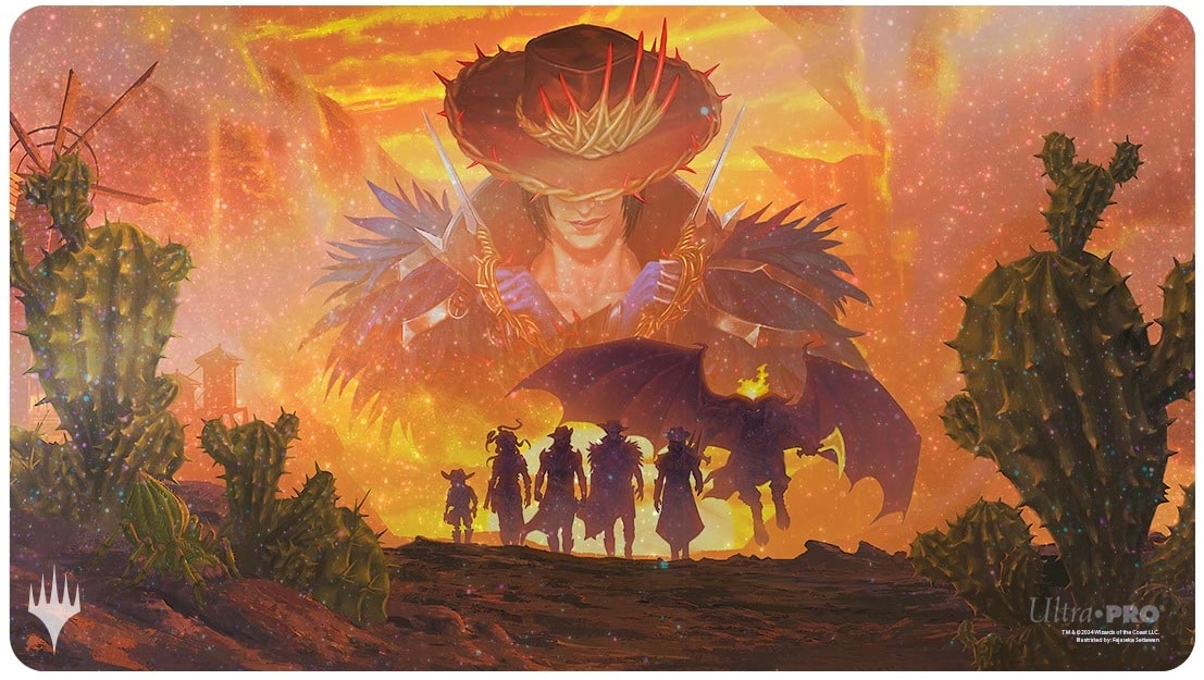 Magic the Gathering CCG: Outlaws of Thunder Junction Holofoil Playmat Z