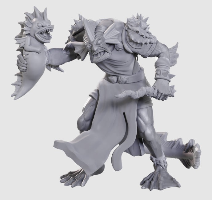 Dungeons & Dragons: Nolzur's Marvelous Unpainted Miniatures - W24 Sahuagin Priestess