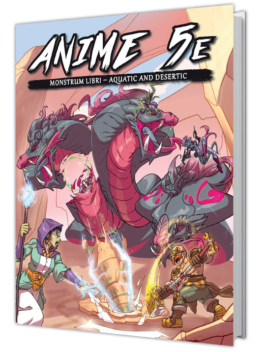 Anime 5E: Monstrum Libri Volume 2 - Aquatic and Desertic