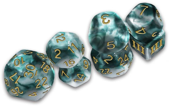 DCC Dice: Thracian Smoky Sacrifice Dice Set (7 dice set)