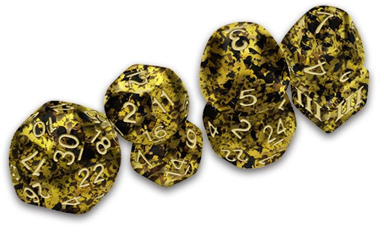 DCC Dice: Terracotta Grecian Vase Dice (7 dice set)