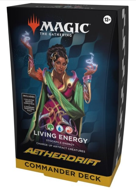 Magic the Gathering CCG: Aetherdrift Commander Deck Carton (4)