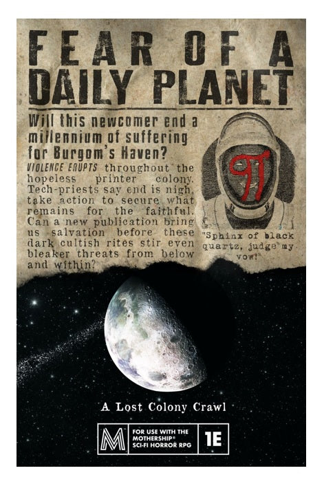 Fear of a Daily Planet RPG