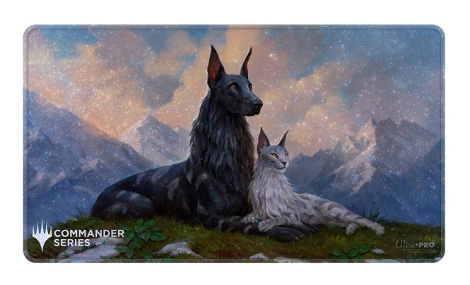 Magic the Gathering CCG: Commander Series - Release 8 - Fan Vote 3 - Q3 2025 Holofoil Playmat Rin and Seri