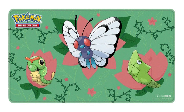 Pokemon TCG: Caterpie Evolutions Stitched Playmat