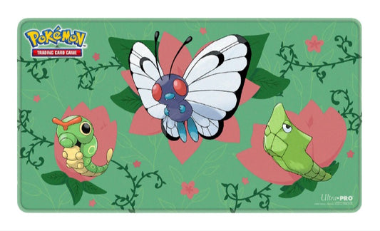 Pokemon TCG: Caterpie Evolutions Stitched Playmat