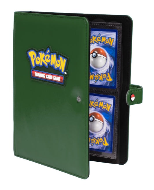 Pokemon TCG: 4-Pocket Premium Snap Binder Green