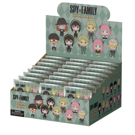 Spy x Family 24pc 3D Foam Bag Clip Blind Mystery Box