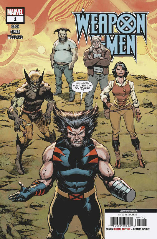 Weapon X-Men #1 2nd Print Yildiray Cinar Variant
