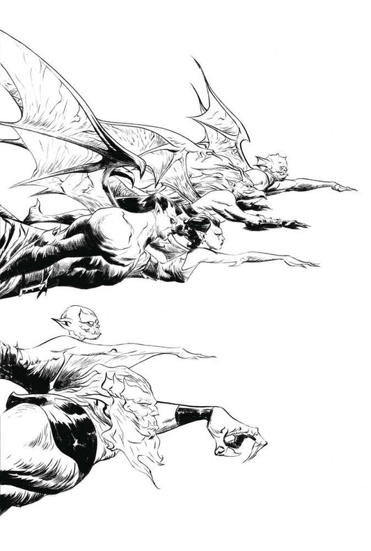 Gargoyles Quest #1 Lee Line Art Virgin De Exclusive Variant