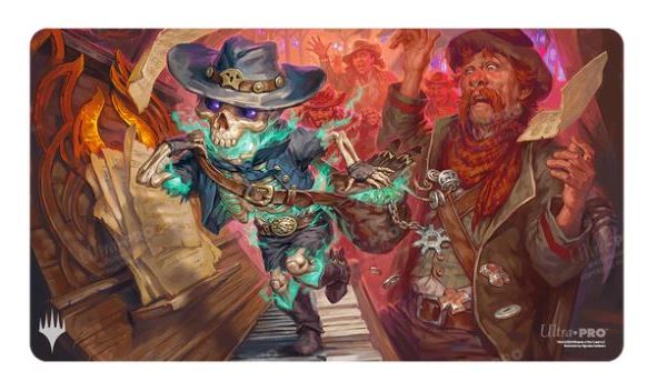Magic the Gathering CCG: Outlaws of Thunder Junction Playmat Key Art 1