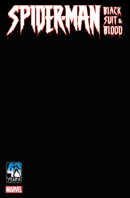 Spider-Man Black Suit And Blood #1 (Of 4) Black Blank Variant