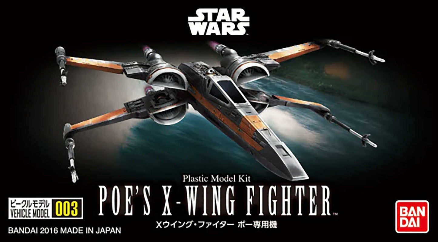 Star Wars 003 Poes X-Wing Starfighter Vehicle Model Kit