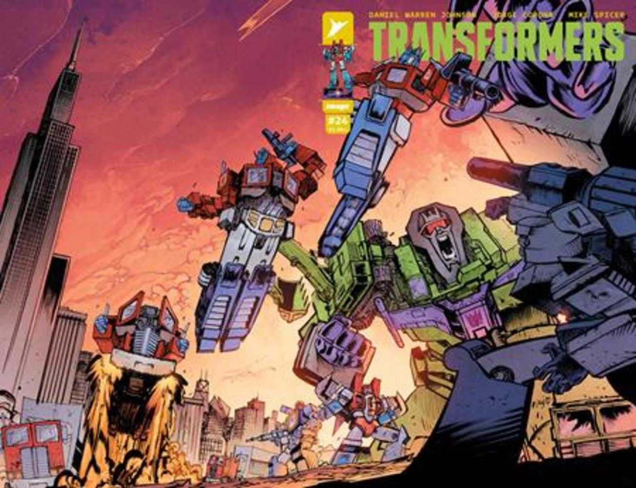 Transformers #24 Cover F Daniel Warren Johnson & Mike Spicer Wraparound Variant
