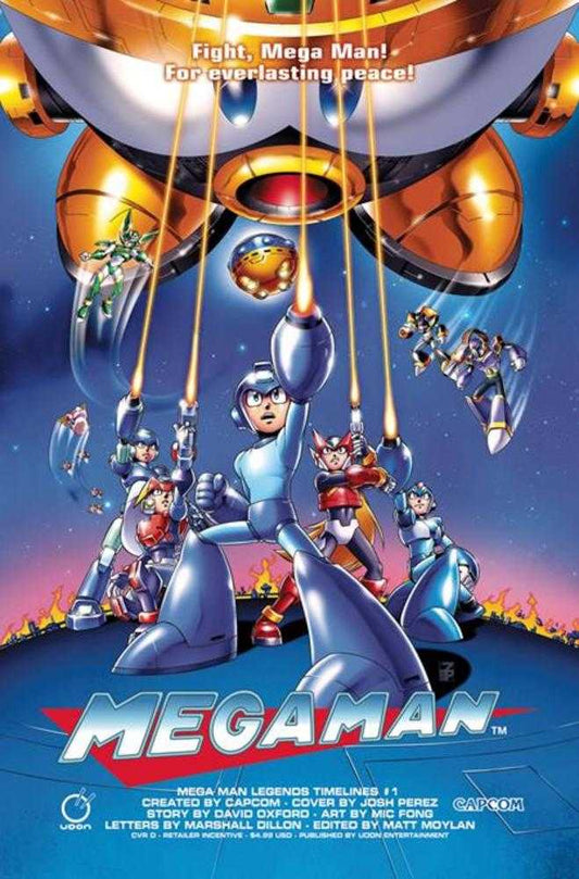 Mega Man Legends Timelines #1 (One Shot) Cover D Inc 1:5 Josh Perez Variant