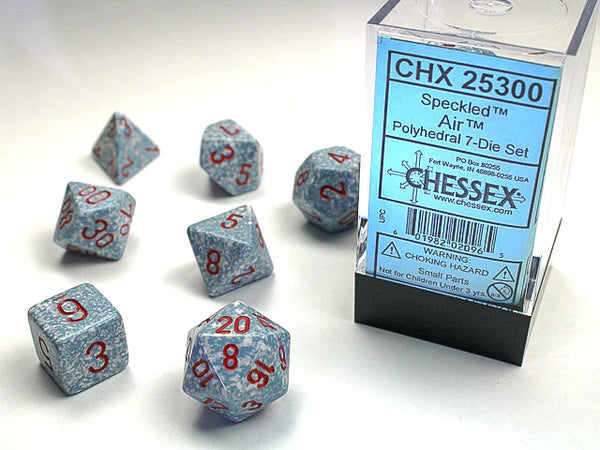 Dice Polyhedral: Speckled: Set Air