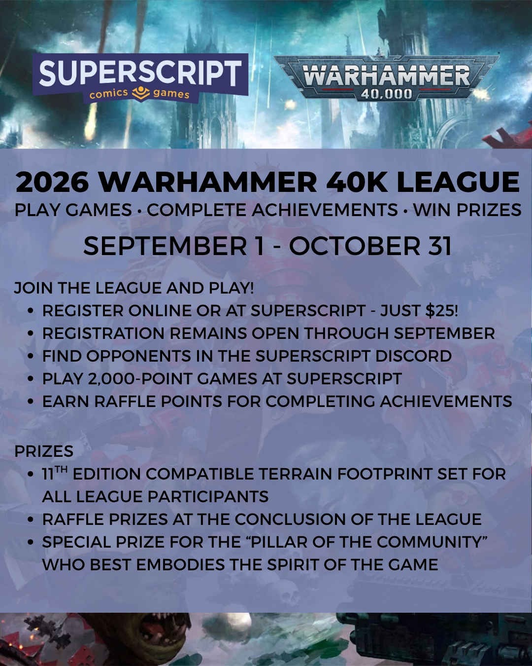 Warhammer 40K League
