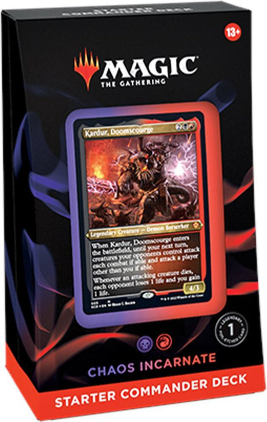 Chaos Incarnate Starter Commander Deck Magic: The Gathering