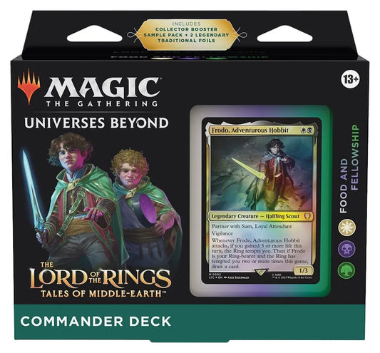 Food and Fellowship Magic the Gathering TCG Lord of the Rings Tales of the Middle-Earth Commander Deck