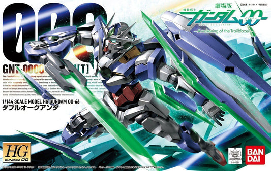 Gunpla: Bandai HG 00 1/144: Gundam 00 - #66 00 QAN[T] Model Kit