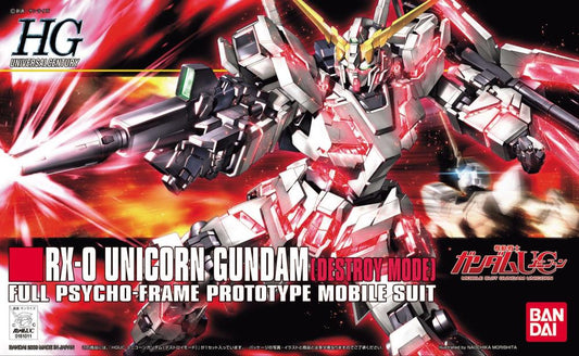 Gunpla: 1/144 HGUC RX-0 UNICORN GUNDAM (DESTROY MODE) HGUC
