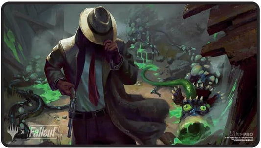 Magic the Gathering CCG: Fallout Black Stitched Playmat X