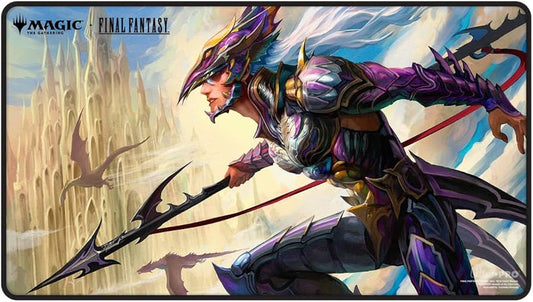 Magic the Gathering CCG: Final Fantasy - Black Stitched Playmat Premium X