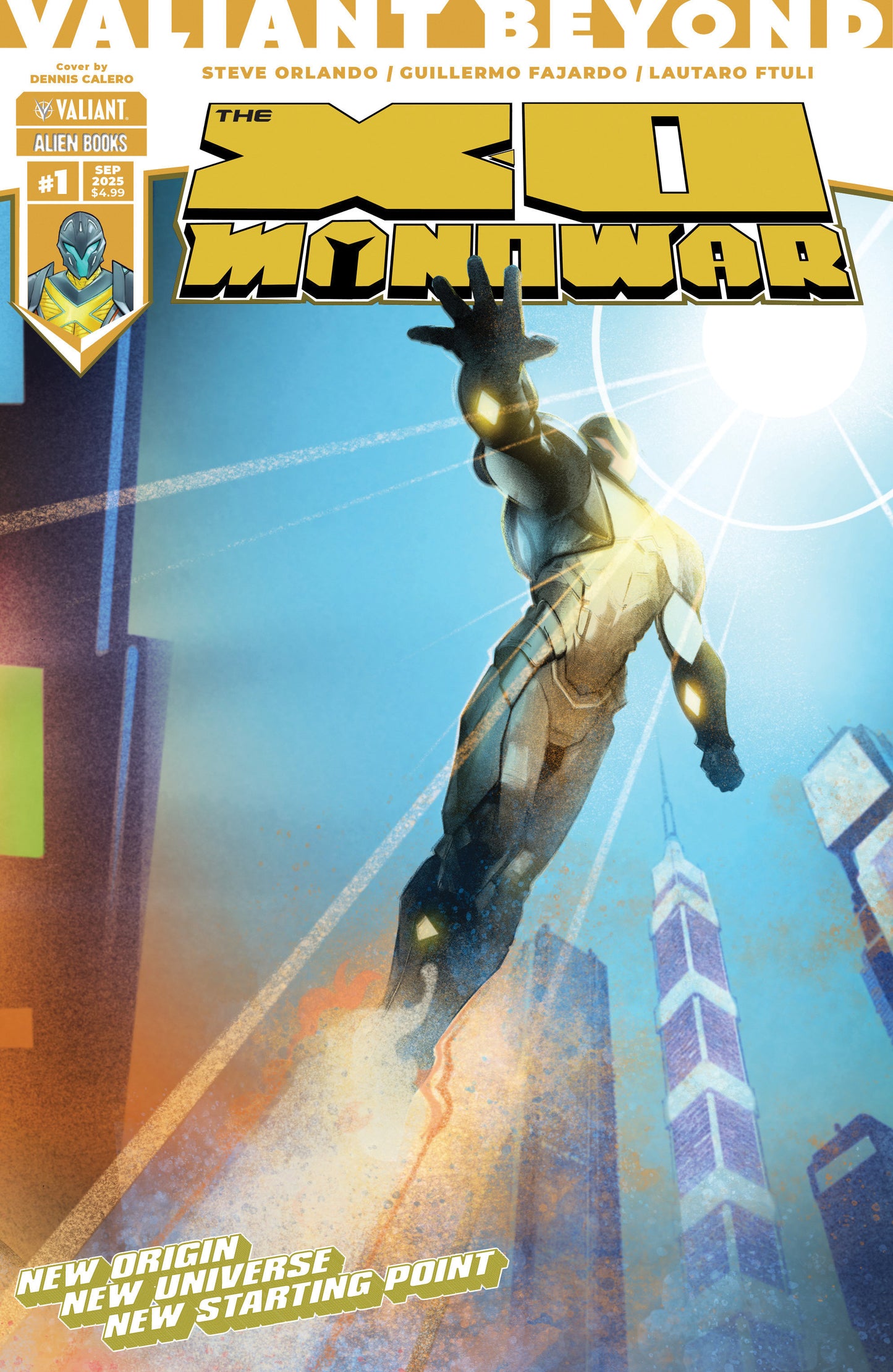 Valiant Beyond: The X O Manowar #1 Variant C (Calero Connecting Variant)