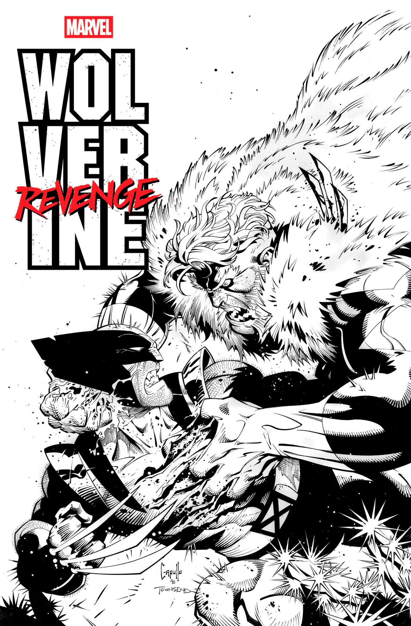 Wolverine: Revenge - Red Band: Raw - Black & White Edition #2 [Polybagged]