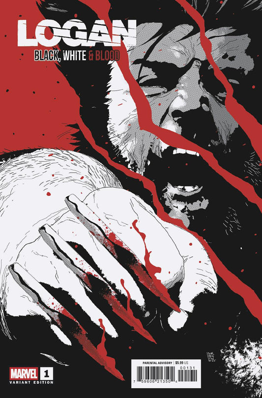 Logan: Black, White & Blood #1 Andrea Sorrentino Variant