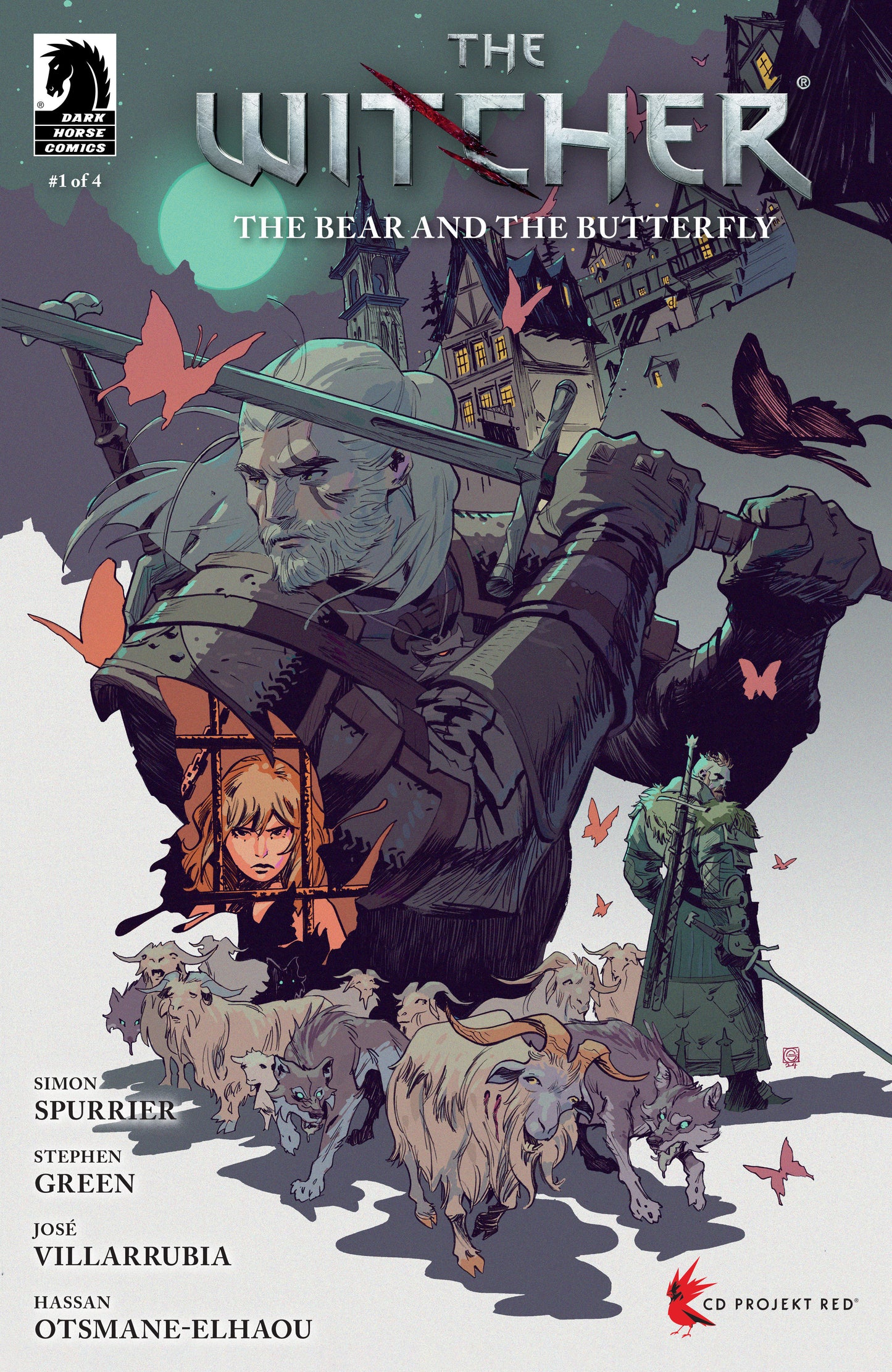 Witcher Bear & Butterfly #1 Cover A Green