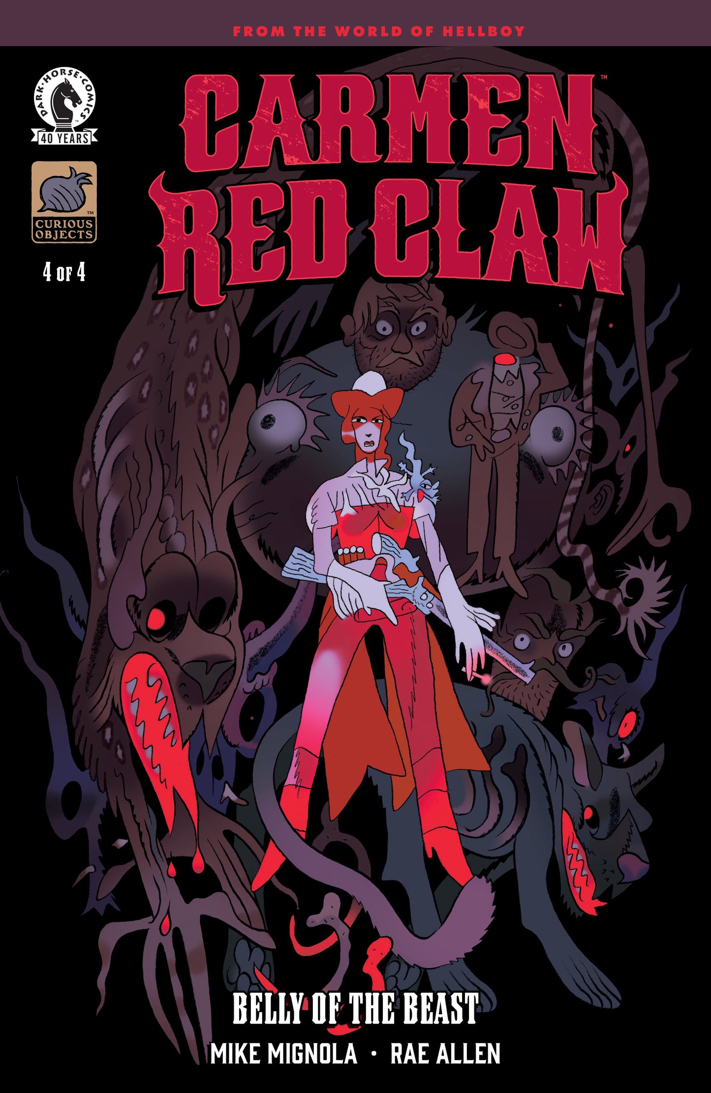 Carmen Red Claw: Belly Of The Beast #4 (Cover B) (Benjamin Schipper)