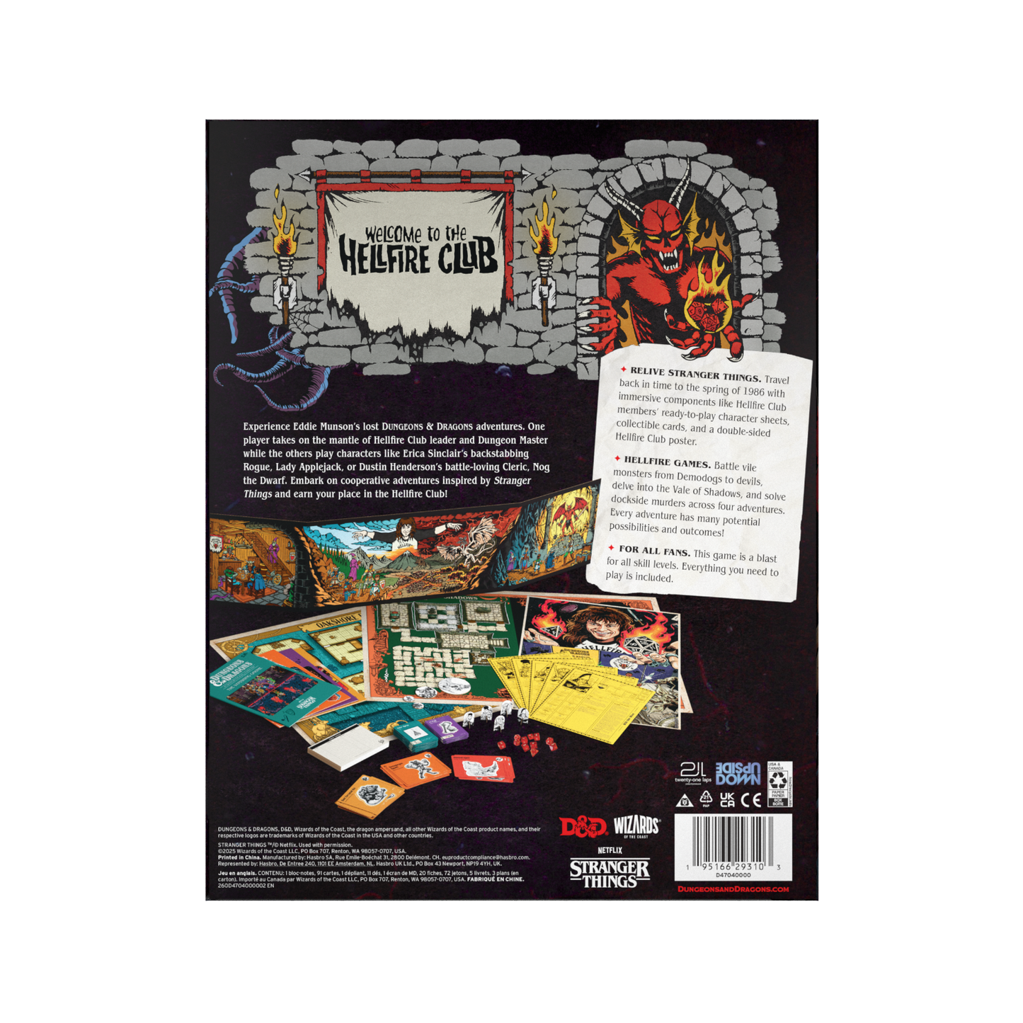 Dungeons & Dragons RPG: Stranger Things - Welcome to the Hellfire Club Box Set
