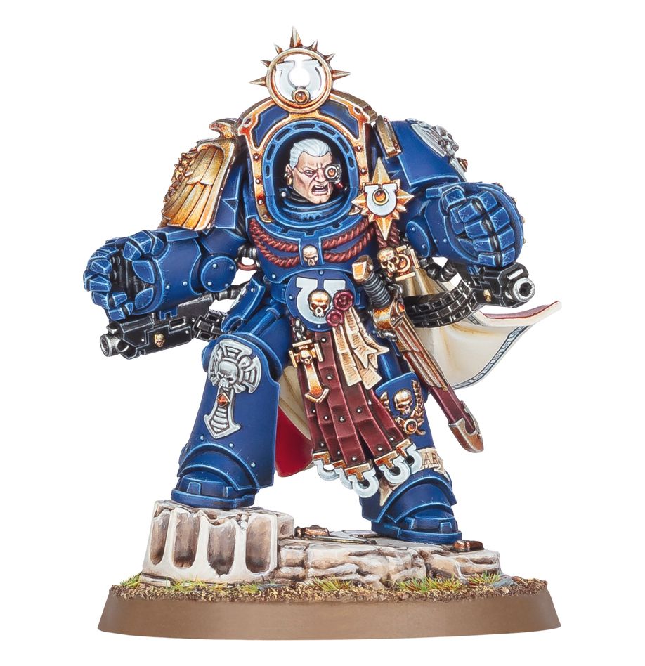 Warhammer 40K: Ultramarines: Marneus Calgar in Armour of Antilochus