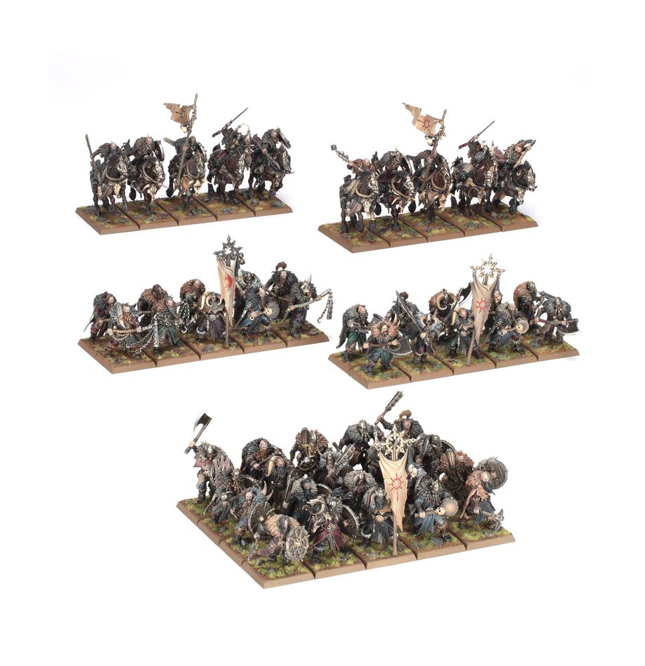 Warhammer The Old World: Warriors of Chaos: Chaos Marauders Army Reinforcement Set