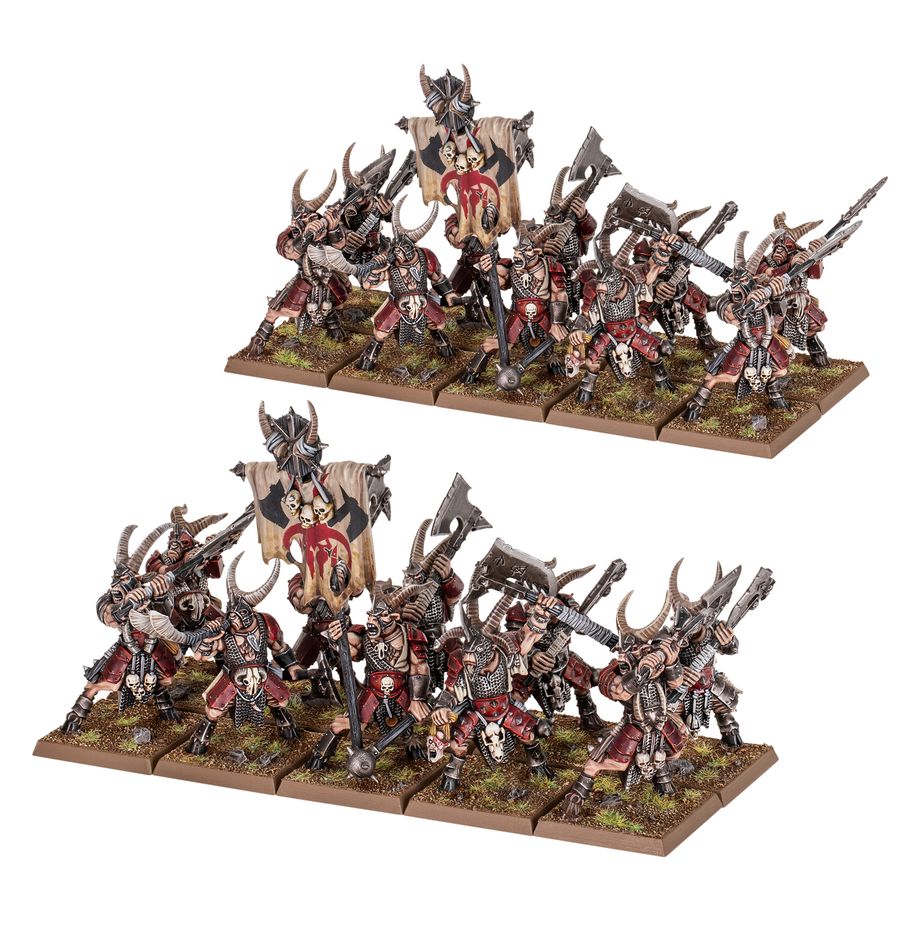 Warhammer The Old World: Beastmen Breyherds: Bestigor Herd