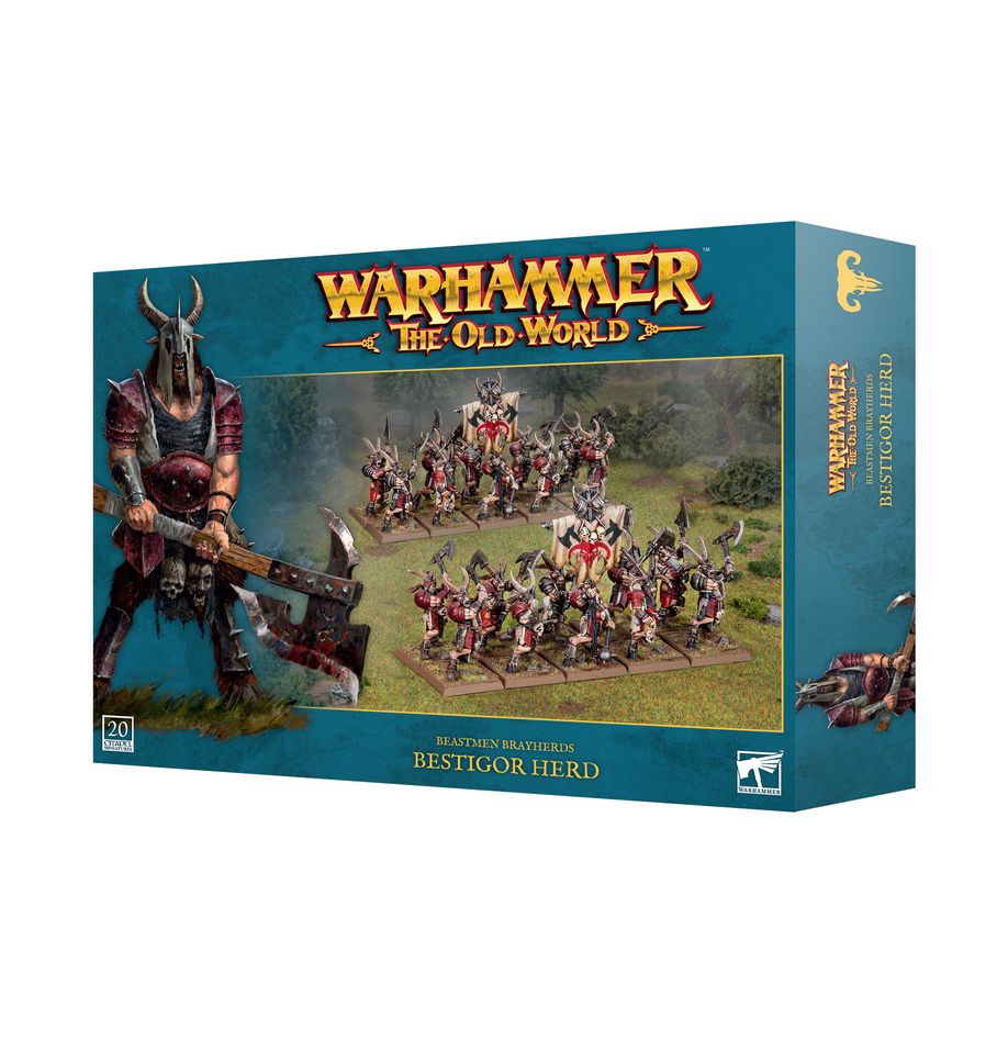 Warhammer The Old World: Beastmen Breyherds: Bestigor Herd