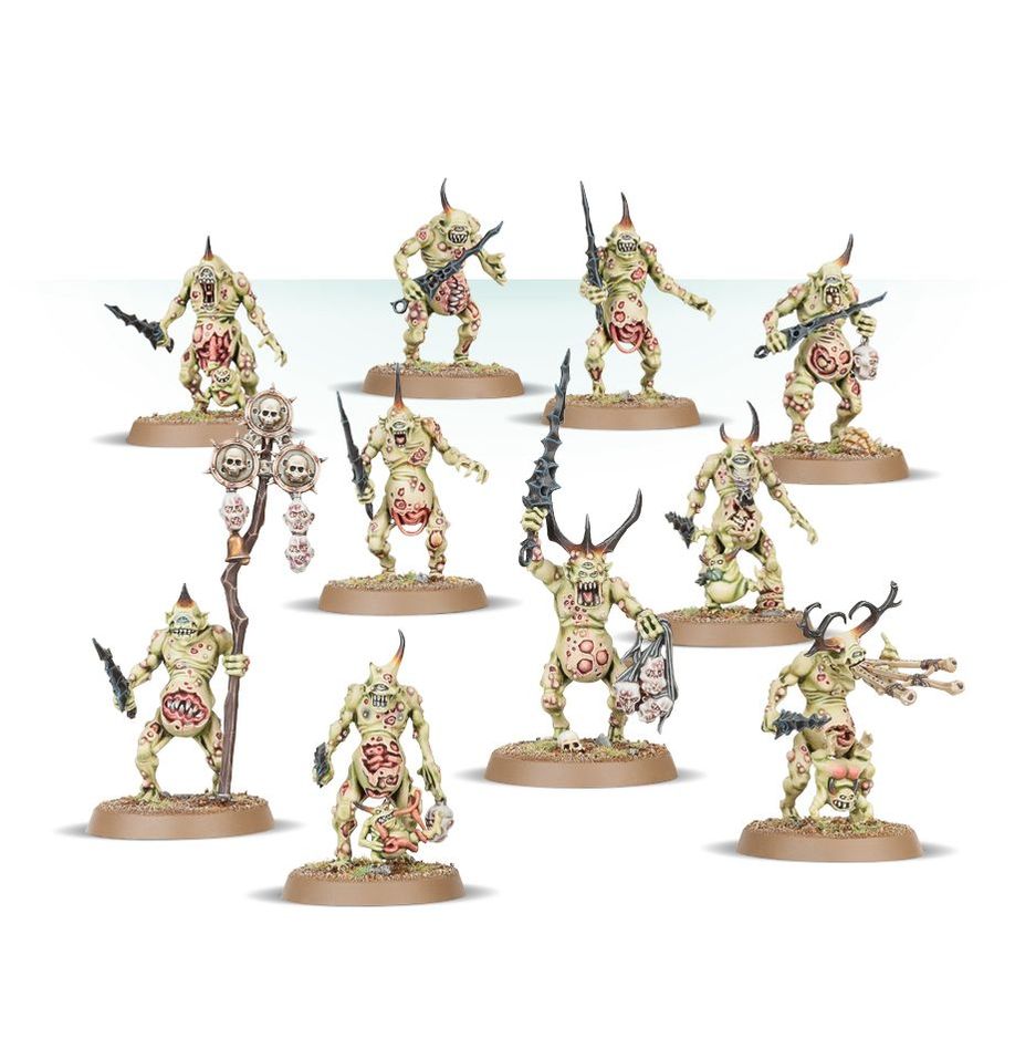 Warhammer Age of Sigmar: Maggotkin of Nurgle: Plaguebearers