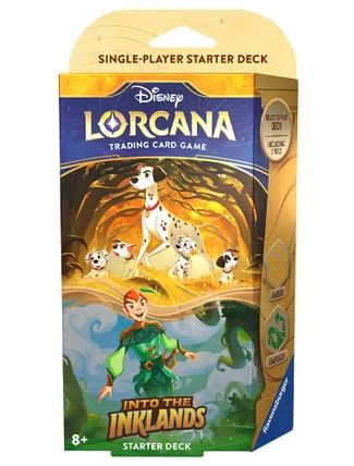 Disney Lorcana TCG: (Amber & Emerald) Into the Inklands Starter Deck