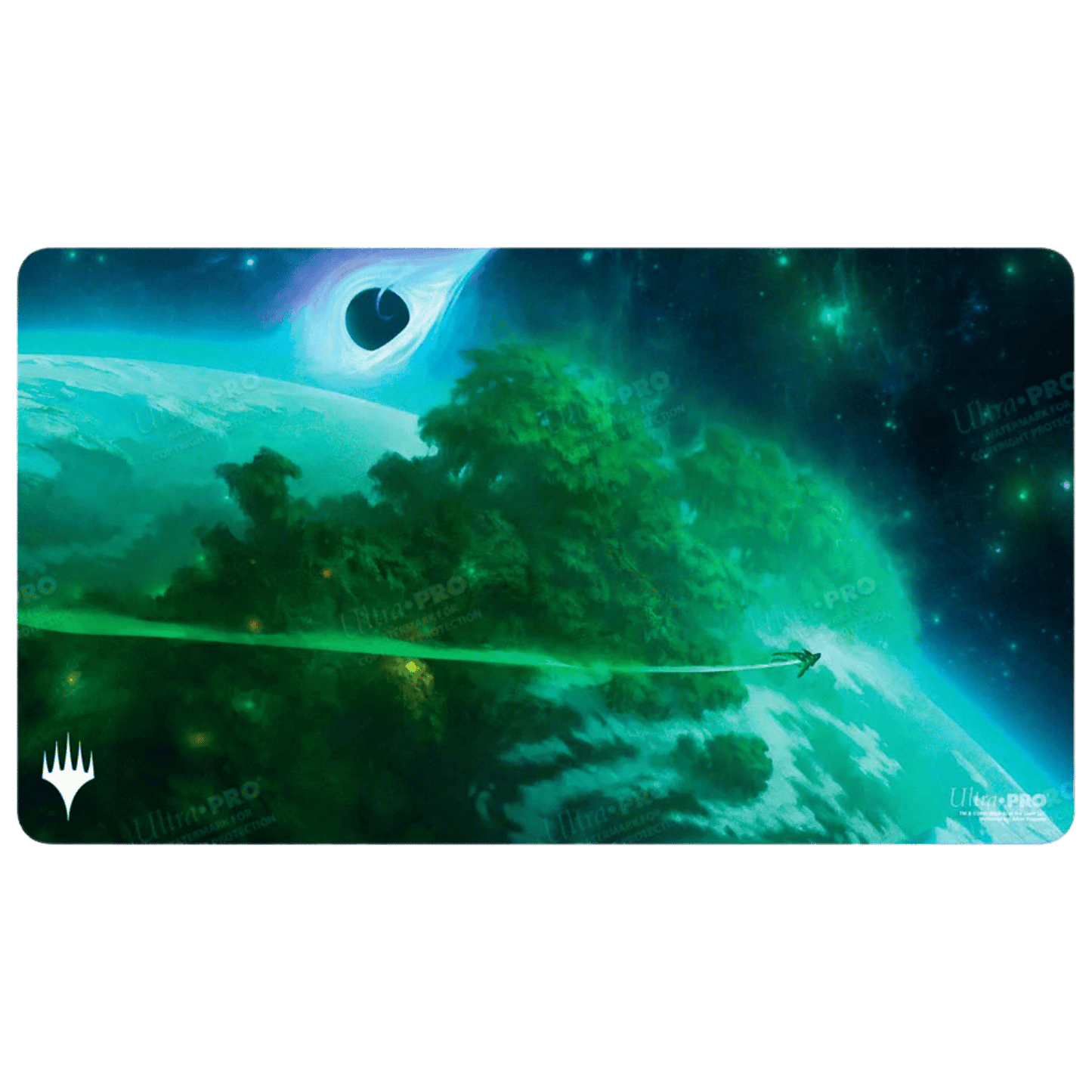 Magic the Gathering CCG: Edge of Eternities Playmat Mythic Land Green