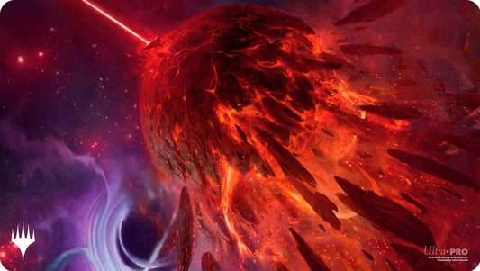 Magic the Gathering CCG: Edge of Eternities Playmat Mythic Land Red