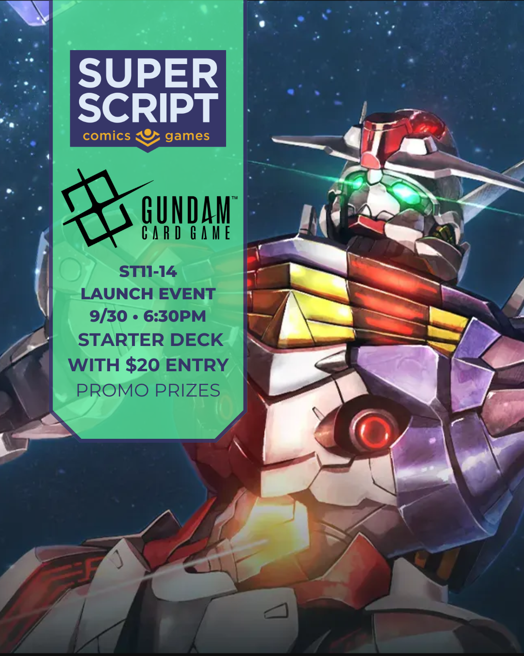 Gundam TCG: ST11-14 Launch Event